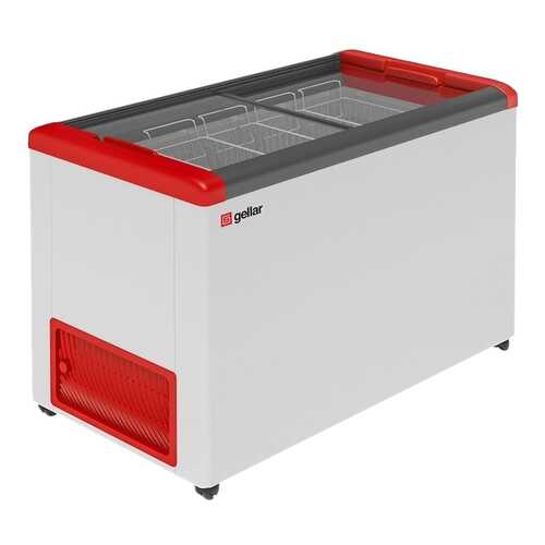 Морозильный ларь Gellar FG 400 C White/Red в ТехноПоинт