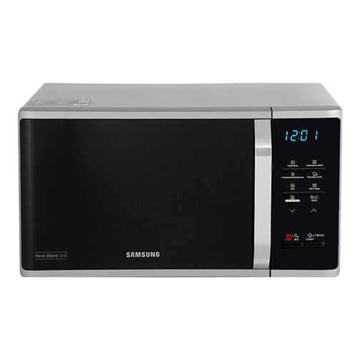 Микроволновая печь с грилем Samsung MG23K3573AS silver/black в ТехноПоинт