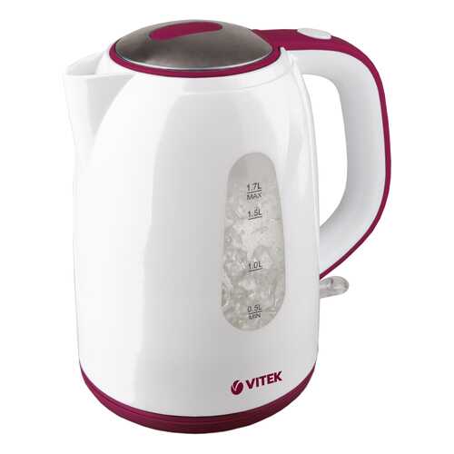 Чайник электрический Vitek VT-7006 White/Red в ТехноПоинт