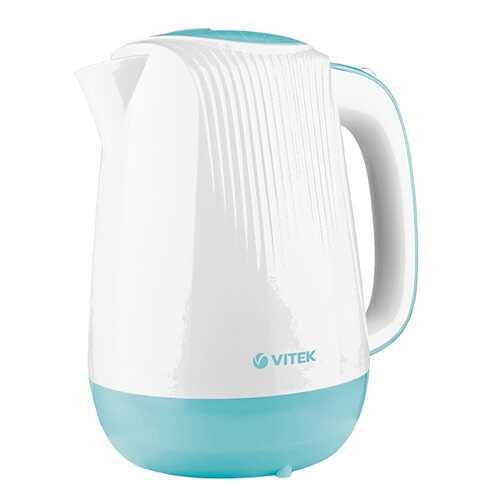 Чайник электрический Vitek VT-7059 White/Blue в ТехноПоинт