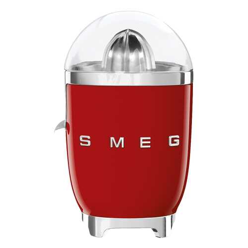 Соковыжималка для цитрусовых Smeg CJF01RDEU red/silver в ТехноПоинт