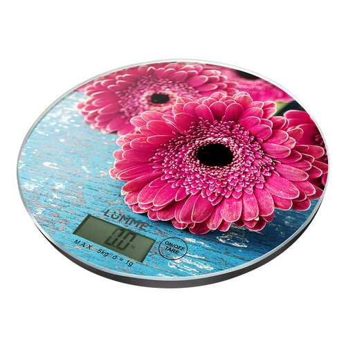 Весы кухонные LUMME LU-1341 Pink Gerbera в ТехноПоинт