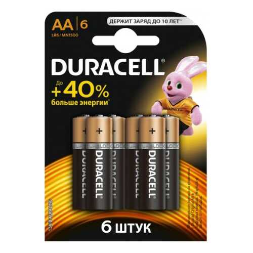 Батарейка Duracell LR6-6BL 6 шт в ТехноПоинт