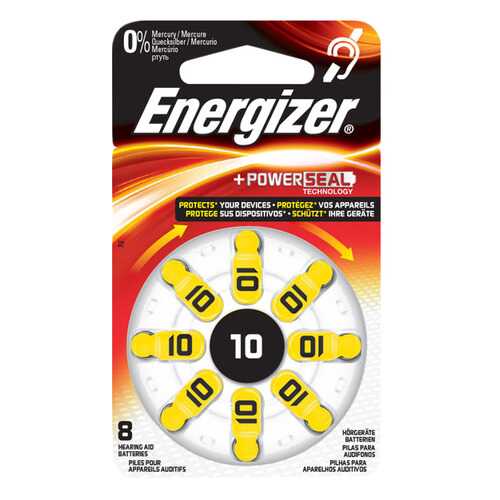 Батарейка Energizer Hearing Zinc Air 10 PS TL8 8 шт в ТехноПоинт