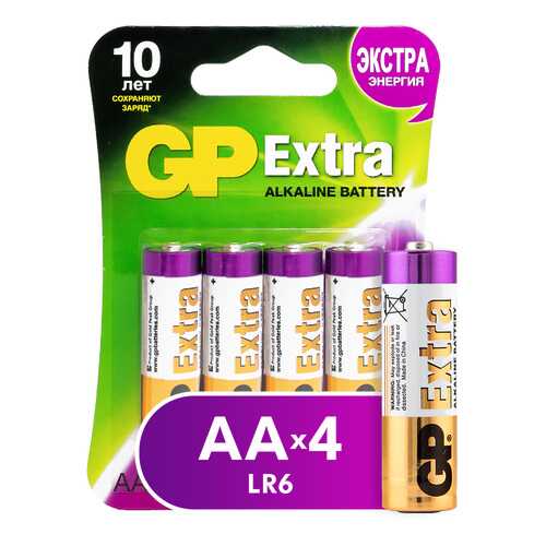 Батарейка GP Batteries Extra GP15AX-2CR4 4 шт в ТехноПоинт