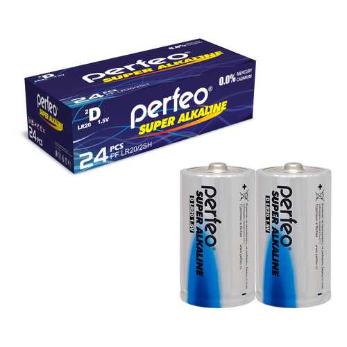 Батарейка Perfeo LR20/2SH Super Alkaline 10 шт в ТехноПоинт