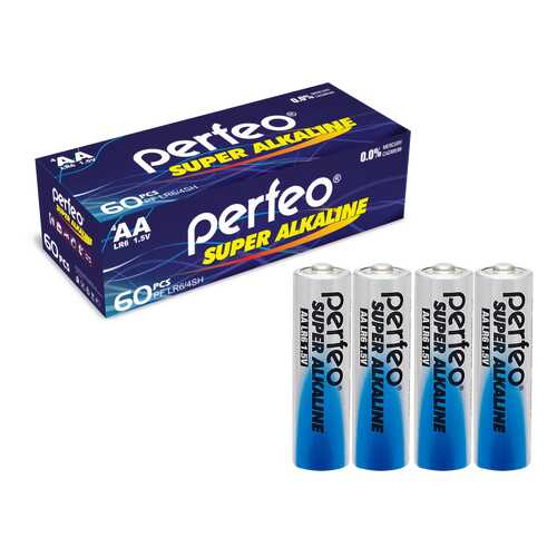 Батарейка Perfeo LR6/4SH Super Alkaline 60 шт в ТехноПоинт