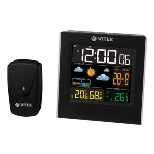 Беспроводная метеостанция Vitek VT-6411 Черный в ТехноПоинт