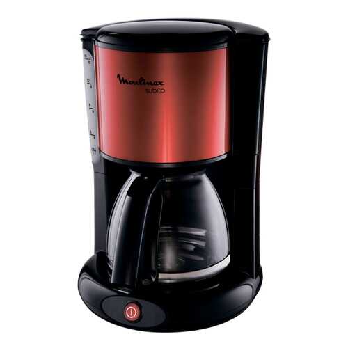 Кофеварка капельного типа Moulinex Subito Red/Black в ТехноПоинт