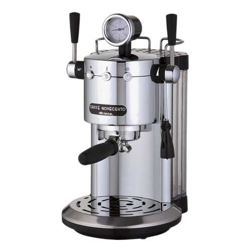 Рожковая кофеварка Ariete Caffe Novecento 1387 Silver в ТехноПоинт