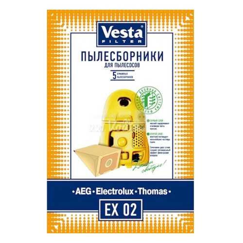 Пылесборник Vesta filter EX 02 5шт в ТехноПоинт