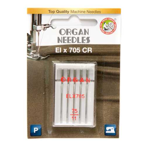 Иглы Organ ELx705 CR 5/75 Blister в ТехноПоинт