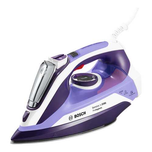 Утюг Bosch Sensixx'x DI90 ProHygienic TDI903231H White/Purple в ТехноПоинт