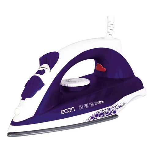 Утюг ECON ECO-BI1801 White/Purple в ТехноПоинт