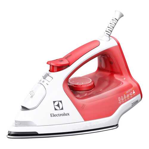 Утюг Electrolux 3 Safety Plus EDB5210 White/Red в ТехноПоинт