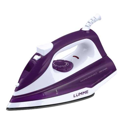 Утюг LUMME LU-1128 White/Purple в ТехноПоинт