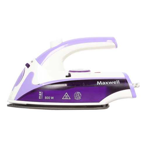 Утюг Maxwell MW-3057 VT White/Purple в ТехноПоинт