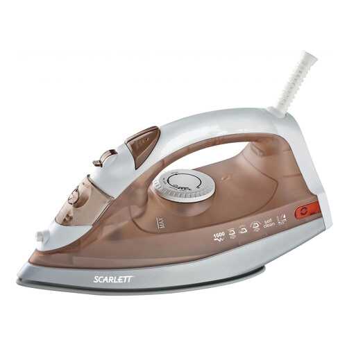 Утюг Scarlett SC-135S White/Brown в ТехноПоинт