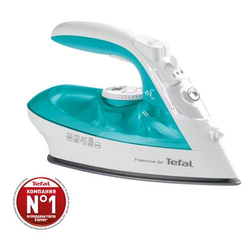 Утюг Tefal Freemove Air FV6520 White/Cyan в ТехноПоинт