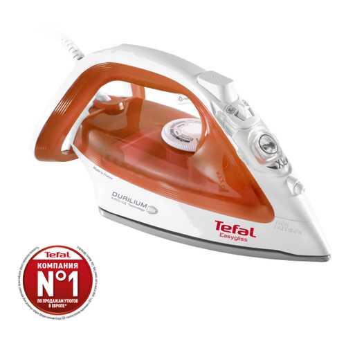 Утюг TEFAL FV3952E0 Orange в ТехноПоинт