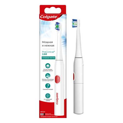 Электрическая зубная щетка Colgate Pro Clinical 150 (CN07724A) в ТехноПоинт