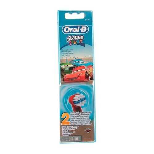 Насадка для зубной щетки Braun Oral-B EB10K Stages Kids Cars 2 шт в ТехноПоинт