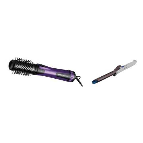 Комплект Фен-щетка Rowenta Brush Activ Compact CF9524 + Электрощипцы Rowenta CF3810 в ТехноПоинт