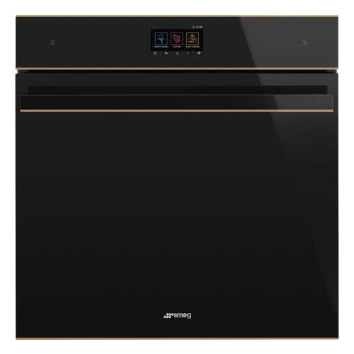 Встраиваемый электрический духовой шкаф Smeg SFP6604WSPNR Black в ТехноПоинт