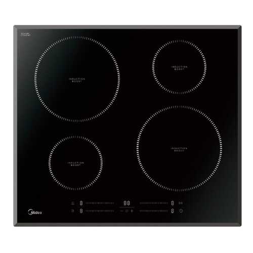 Встраиваемая электрическая панель Midea MIH65742F Black в ТехноПоинт