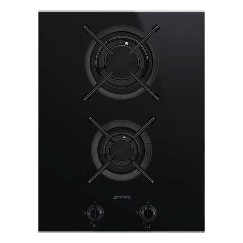 Встраиваемая газовая панель Smeg PV632CNX Black в ТехноПоинт