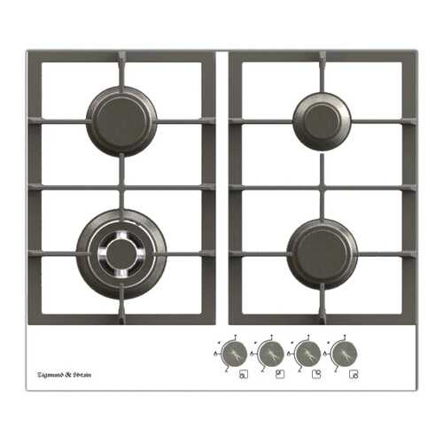 Встраиваемая газовая панель Zigmund & Shtain M 21.6 White в ТехноПоинт