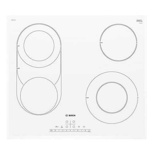 Встраиваемая варочная панель электрическая Bosch PKM 652 FP 1E White в ТехноПоинт