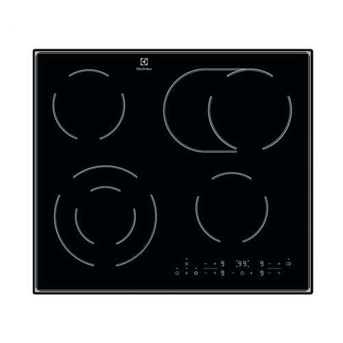 Встраиваемая варочная панель электрическая Electrolux CPE644RCC Black в ТехноПоинт