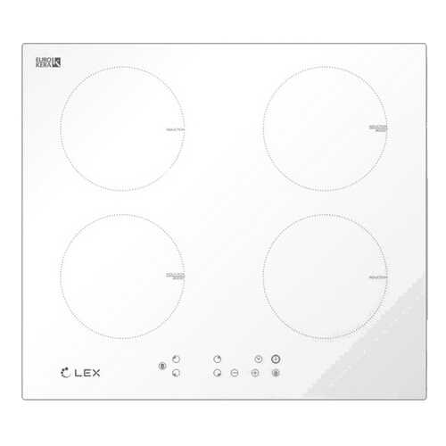 Встраиваемая варочная панель индукционная LEX EVI 640-1 WH White в ТехноПоинт