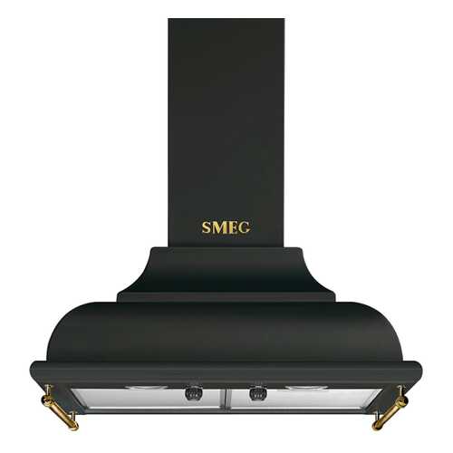 Вытяжка купольная Smeg KC16AOE Black/Gold в ТехноПоинт