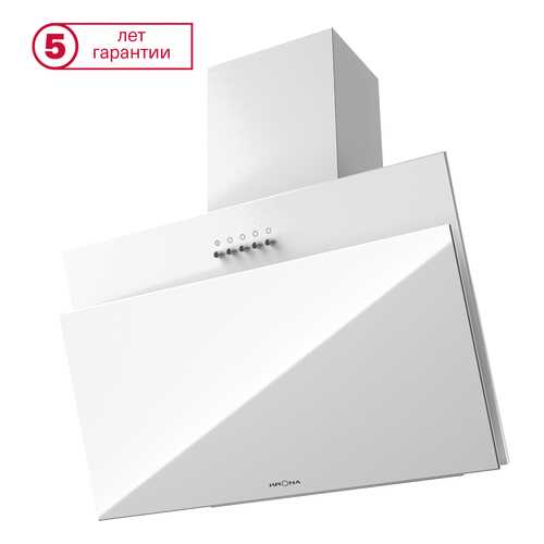 Вытяжка наклонная KRONAsteel Ester 600 Wh PB White в ТехноПоинт