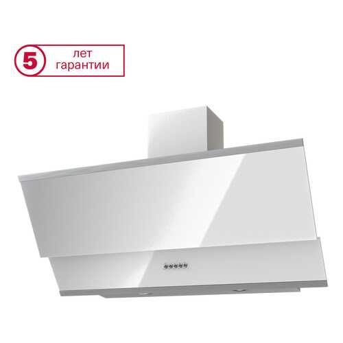 Вытяжка наклонная KRONAsteel Irida 900 PB White/Grey в ТехноПоинт